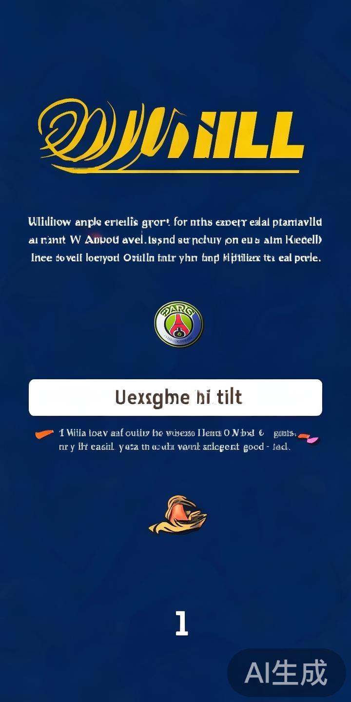 威廉希尔预测指南:掌握最新赛事分析与专业推荐技巧,提升你的博彩胜率 “在下一场欧冠比赛中,威廉希尔预测巴黎圣日耳曼有较